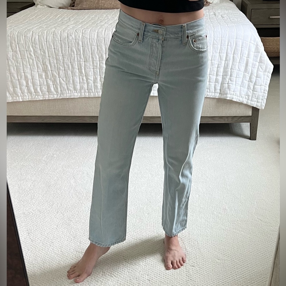 Redone Light Blue Women's Jeans - Picture 7 of 7